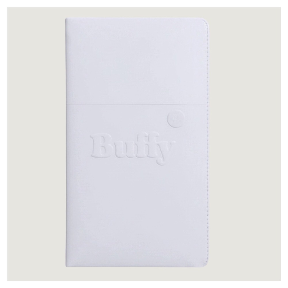 NWT Buffy Cotton Percale Sheet Set Queen White Flat/ Fitted 01-07-0500-03-000